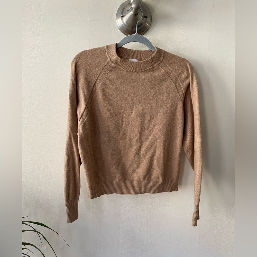 A New Day Light Brown Crewneck Sweater Size Medium